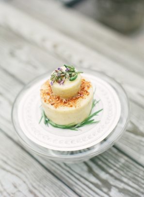 Fresh Herb Tiered Mini cakes Fresh Herb Tiered Mini cakes