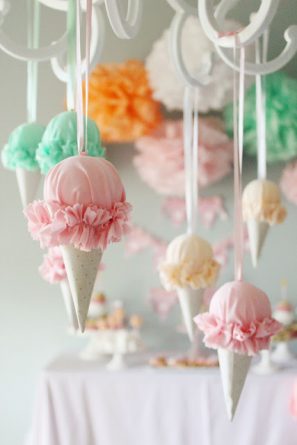 DIY Ice Cream Cone Favors