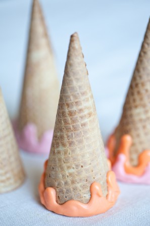 Candy Dipped Ice Cream Cones Candy Dipped Ice Cream Cones
