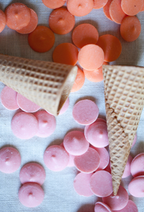 Candy Melt Ice Cream Cones