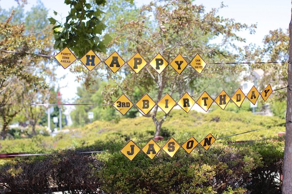 Construction Birthday Party Sign