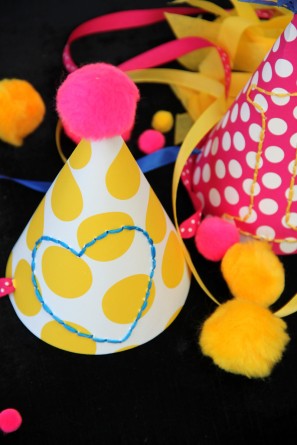 DIY Embroidered Birthday Hats DIY Embroidered Birthday Hats