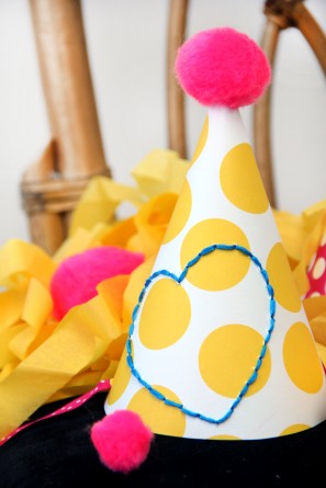 DIY Embroidered Party Hat DIY Embroidered Party Hat