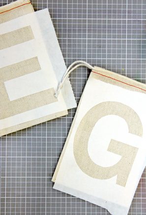 DIY Freezer Stencil Monogram Bags DIY Freezer Stencil Monogram Bags