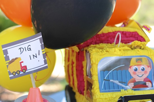 Orange and Yellow Construction Party