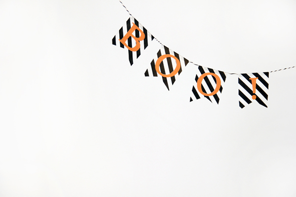 DIY Halloween Boo Bunting DIY Halloween Boo Bunting