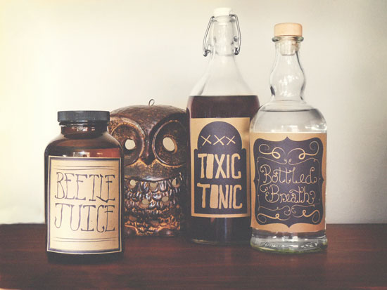 Free Printable Halloween Bottle Labels Free Printable Halloween Bottle Labels