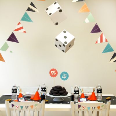 DIY Vintage Car Party Vintage Car Tablescape