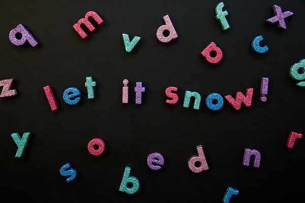 DIY Glitter Letter Magnets Tutorial DIY Glitter Letter Magnets Tutorial