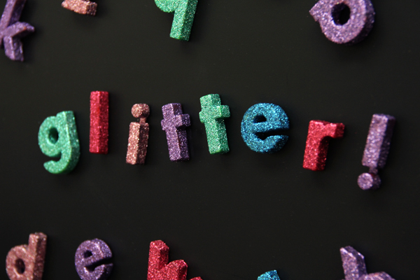 DIY Glitter Letter Magnets DIY Glitter Letter Magnets