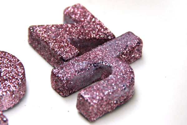 Glitter Letter Magnet DIY Glitter Letter Magnet DIY