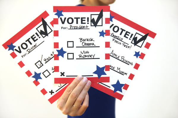 Printable Voting Ballots for Kids Printable Voting Ballots for Kids