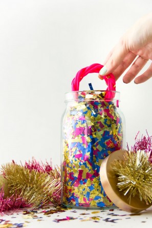 DIY Surprise Confetti Jars DIY Surprise Confetti Jars