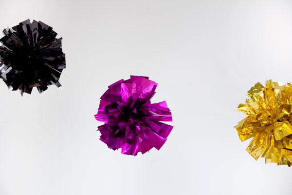 DIY Fringe Mylar Poms | Studio DIY DIY Fringe Mylar Poms | Studio DIY