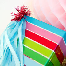 DIY Fringe Tassel Gift Toppers