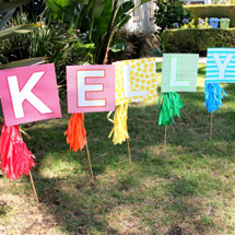DIY Birthday Lawn Sign