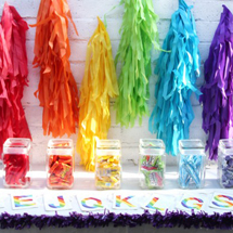 DIY Vertical Fringe Garland