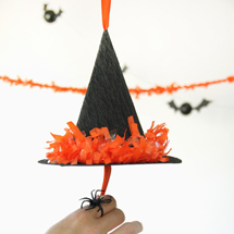 DIY Witch’s Hat Piñatas