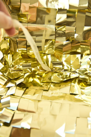 Fringe Mylar Heart Pinata