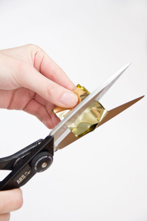 Gold Mylar Fringe DIY