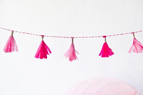 DIY Mini Tassel Garlands