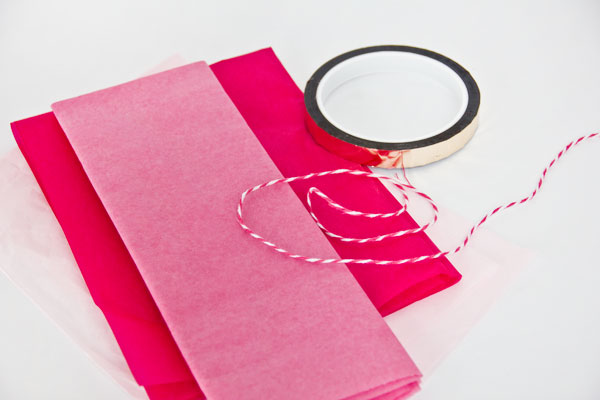 DIY Tissue Paper Tassels