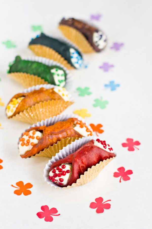 How To Make Rainbow Cannoli
