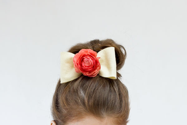 DIY Fresh Flower Bow Tutorial