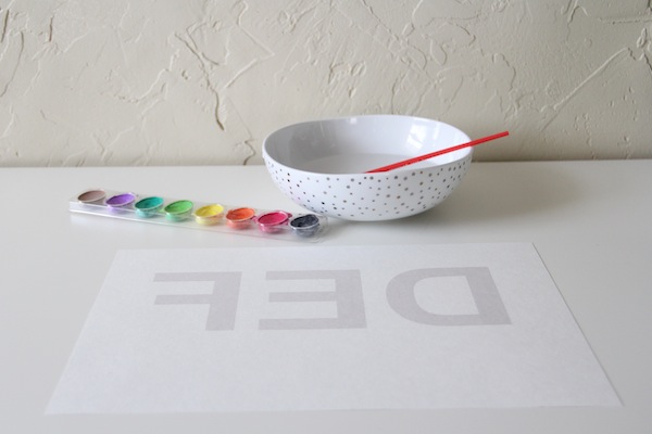 DIY Monogram Straw Topper Supplies