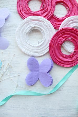 DIY Paper Flower Lanterns