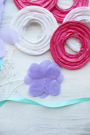 DIY Paper Flower Lanterns