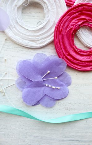 DIY Paper Flower Lanterns