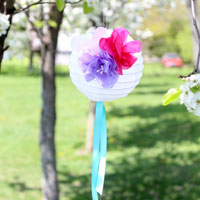 DIY Paper Flower Lanterns