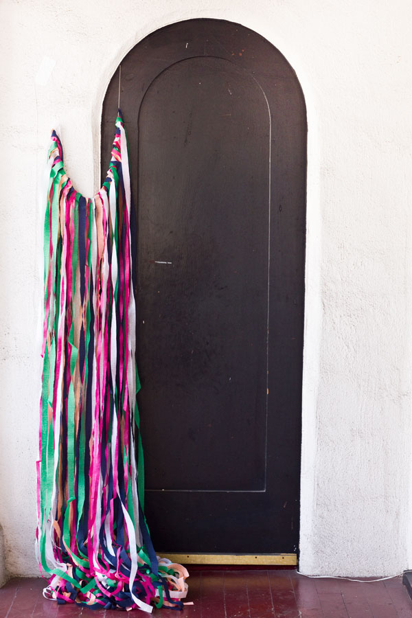 DIY Surprise Streamer Door