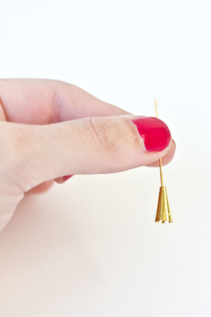 Gold Party Hat Jewelry