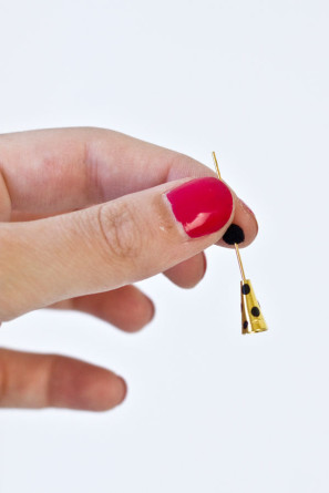 Gold Polka Dot Party Hat Charm DIY