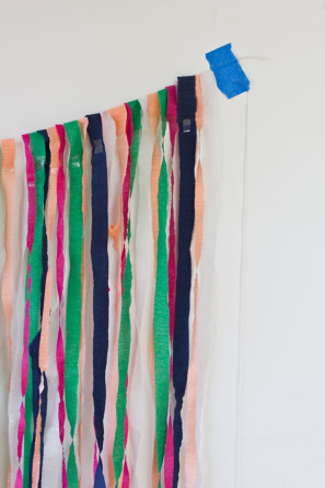 How To Make A Streamer Door Curtain