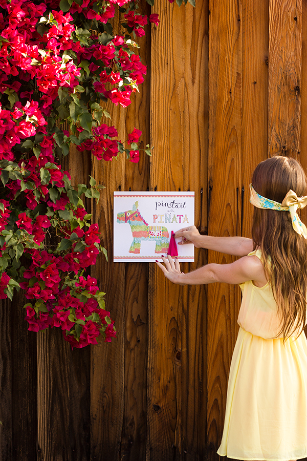 Pin the Tail on the Piñata (Free Printable!)