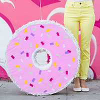 DIY Donut Piñata (+ A Surprise Virtual Baby Shower!) donut-pinata-thumb