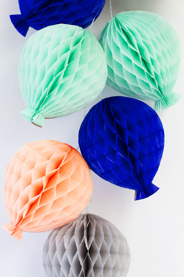 DIY Honeycomb Balloons