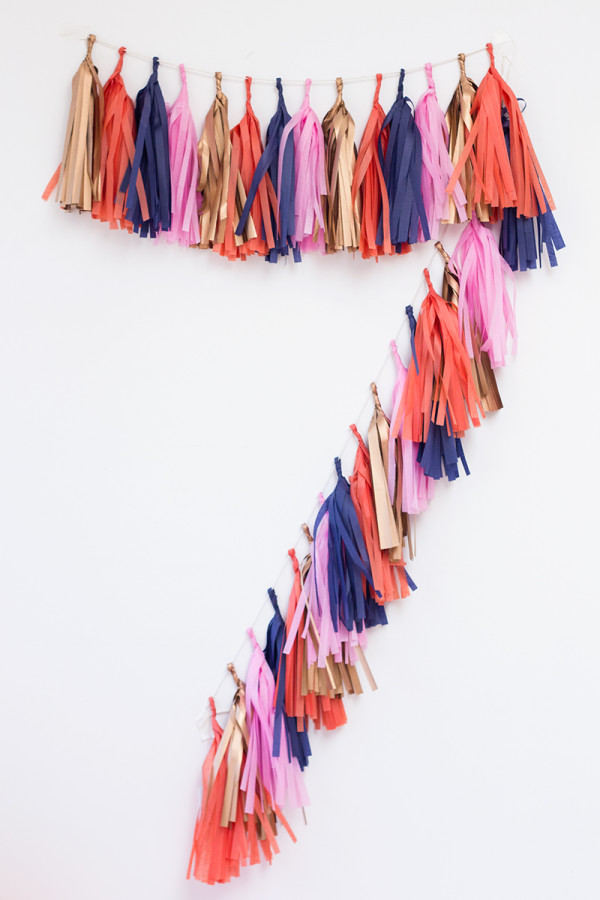 DIY Tassel Garland Number
