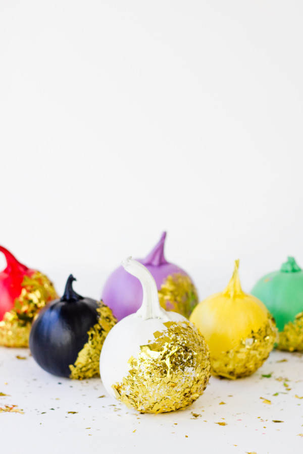 DIY Confetti Dipped Pumpkins DIY Confetti Dipped Pumpkins