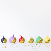 DIY Confetti Dipped Pumpkins