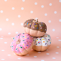 DIY Donut Pumpkins