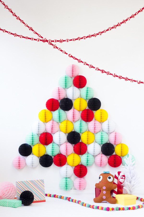 DIY Honeycomb Christmas Tree
