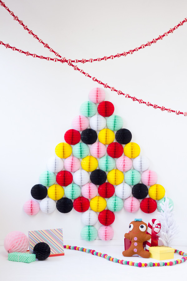 DIY Honeycomb Christmas Tree