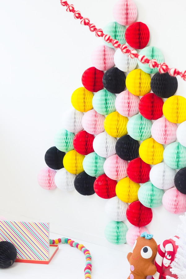 DIY Honeycomb Christmas Tree