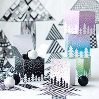 Free Printable “Let It Snow” Gift Boxes + Tags