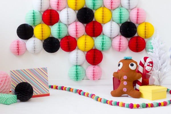 DIY Honeycomb Christmas Tree