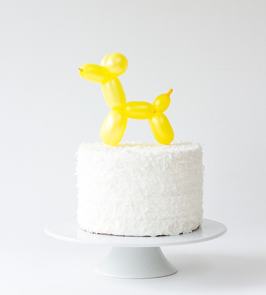 DIY Balloon Animal Cake Topper